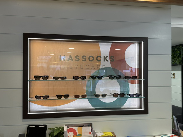 Hassocks Eyecare retail display